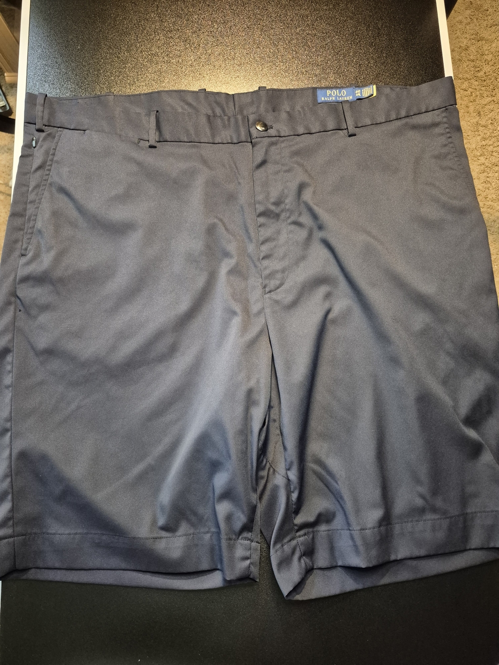 Polo by Ralph Lauren Men’s Navy Performance Shorts 44 TALL